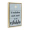 Stupell Industries Amor Verdadero en un Establo Framed Floater Canvas Wall Art